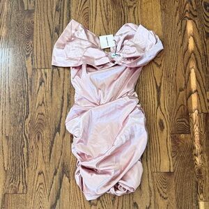 Superdown Satin Pink Dress